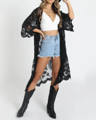 Long Length Lace Cover-Up