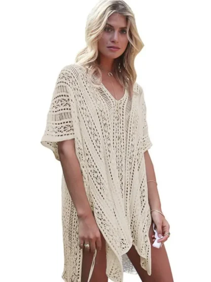 Bikini Hollow Knitted Cover-Up