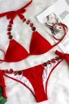 Gem Crystal Bright Bikini in red