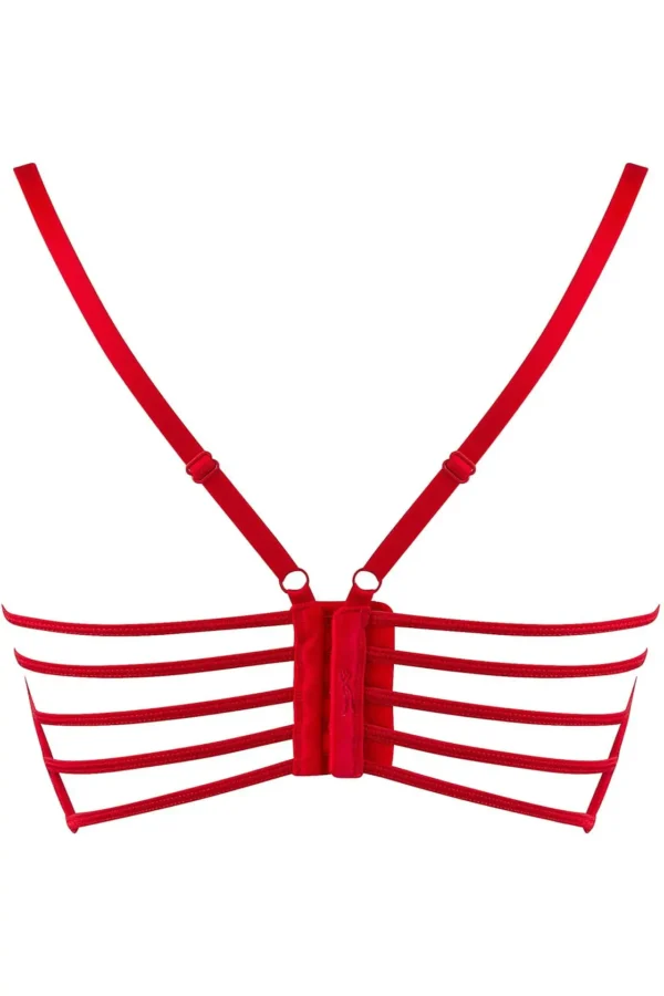 V-9691 Half-Corset in Red