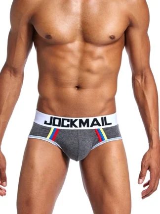 JOCKMAIL JM337 Tri-Tone Brief in grey