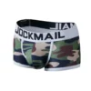 JOCKMAIL JM413 Camouflage Boxer in white with camouflage