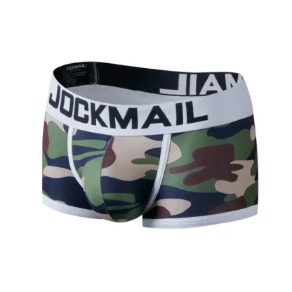 JOCKMAIL JM413 Camouflage Boxer in white with camouflage