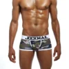 JOCKMAIL JM413 Camouflage Boxer in white with camouflage