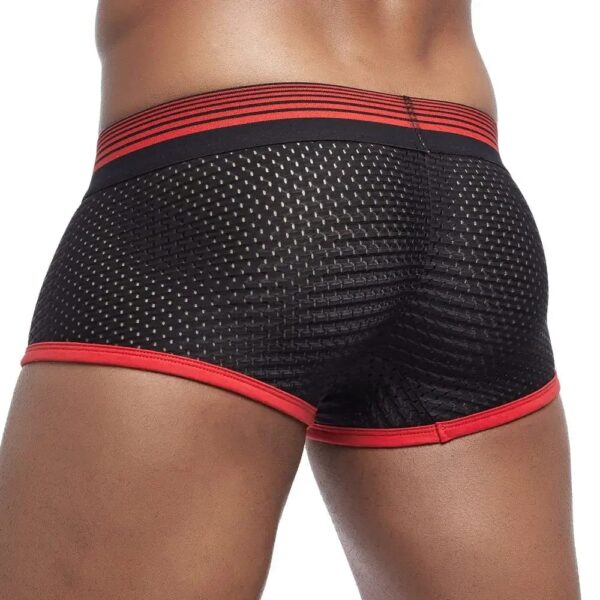 JM443 Rugby Boxer in red