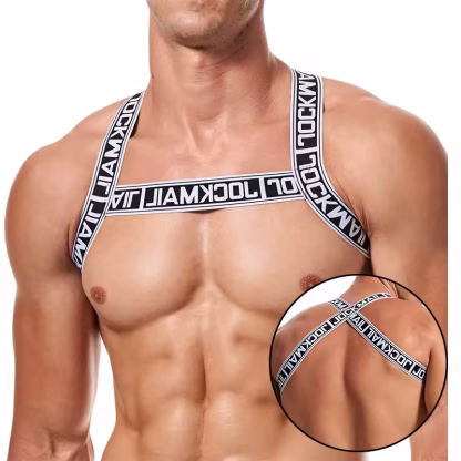 jm907 elastic harness in white
