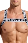 JOCKMAIL JM907 Intensity Elastic Harness in white