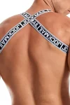 JOCKMAIL JM907 Intensity Elastic Harness in white