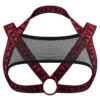 JOCKMAIL JM905 Intensity Elastic Mesh Harness in red