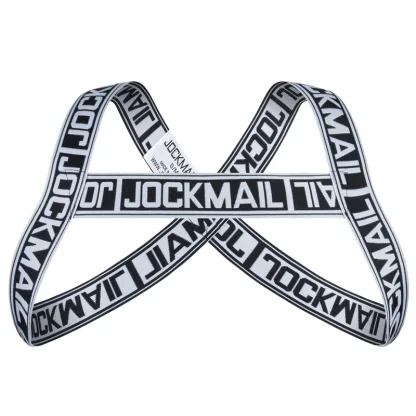 JOCKMAIL JM907 Intensity Elastic Harness in white