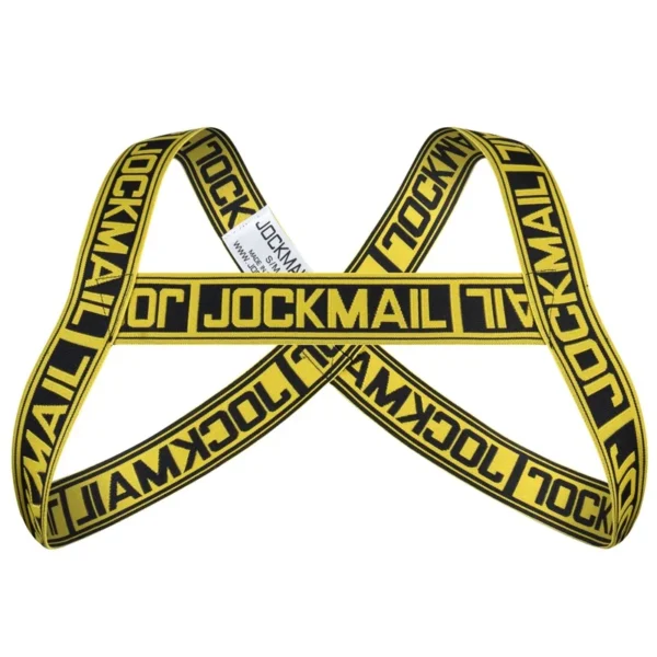 JOCKMAIL JM907 Intensity Elastic Harness in yellow