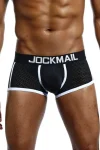 JM405 - Cotton/Mesh Boxer in Black