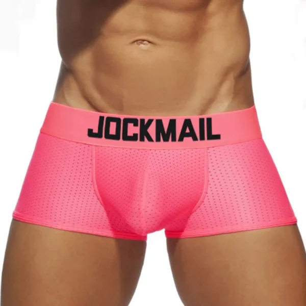 JOCKMAIL JM465 Sports Mesh Neon Boxer neon pink