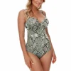 Corsica Snakeskin One-Piece Swimsuit