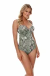 Corsica Snakeskin One-Piece Swimsuit