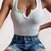 Low-Rise V-Cut Ribbed Tank