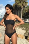 Mirame Siena One Piece Mesh Swimsuit
