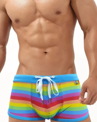 Men's Rainbow Swim Shorts