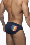 Swim Briefs with Rainbow Pocket