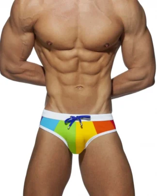 Rainbow Colors Swim Briefs