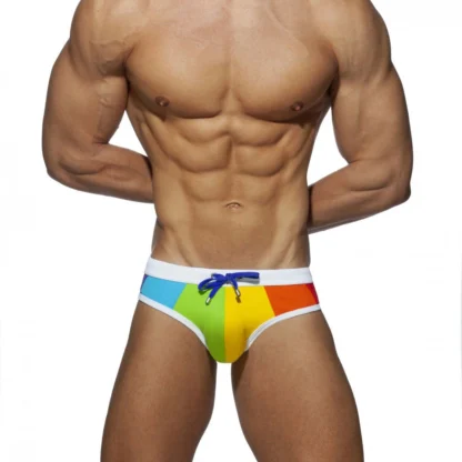 Rainbow Colors Swim Briefs