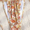Orange Paisley Bikini Close Up 2