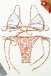 Orange Paisley Bikini