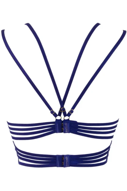 V-9611 Semi-Corset in Cornflower Blue