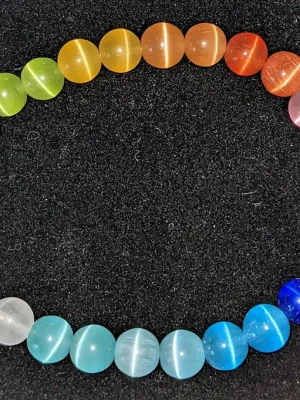 Rainbow Beaded Bracelet