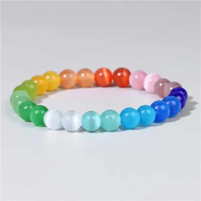 Rainbow Beaded Bracelet