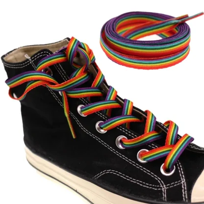 Rainbow Pride Shoelaces