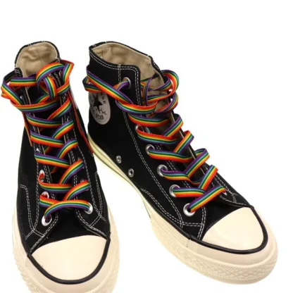 Rainbow Pride Shoelaces
