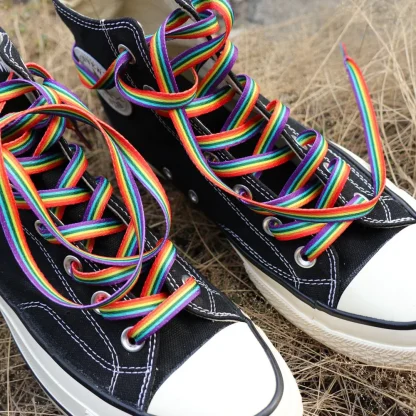 Rainbow Pride Shoelaces
