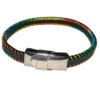 Rainbow Stitch Black Bracelet