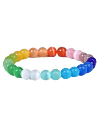 Rainbow Beaded Bracelet
