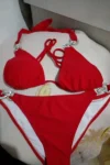 Crystal Ring Bikini with Tie Sides
