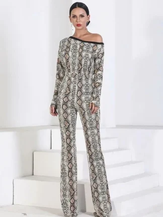 SALE! Snakeskin Jumpsuit