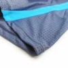 Periwinkle & Black Tight Fit Swim Trunks with Blue Stripes
