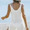 Openwork Cover-Up Beach Dress
