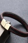 Solitary Man Leather Bracelet in Brown
