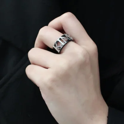 Stainless Steel King Ring