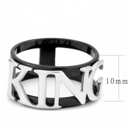 Stainless Steel King Ring