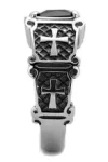 Stainless Steel Medieval Cross Ring