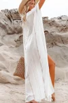 Striped Kimono Cover-Up