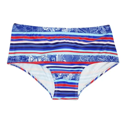 Classic Striped Swim Briefs