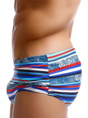 Classic Striped Swim Briefs