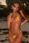 Sunburst Brazilian Tie Bikini Front