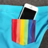 Swim Briefs with Rainbow Pocket