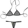 Freshkini Tempest Black Sand Mesh G'kini Bikini