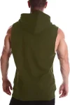Casual Sleeveless Hoodie